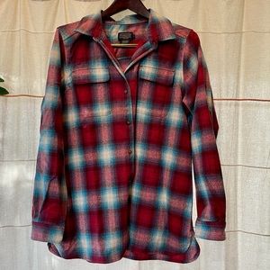 Pendleton Wool Flannel Button Up NEW Women’s Large